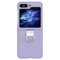 Miniatyrbild 1 av 6: Galaxy Z Flip 6 Skal Skin Touch Ringhållare Lila