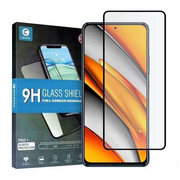 HERDET GLASS MOCOLO TG+FULL LISTER XIAOMI POCO F3/MI 11i SVART