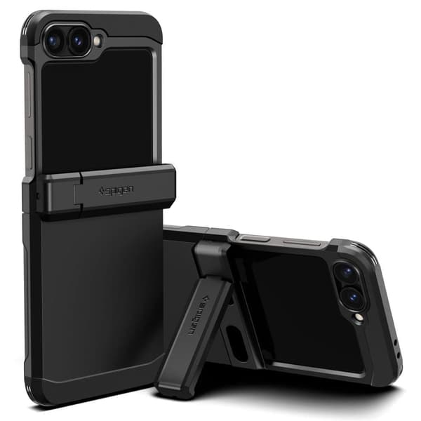 Med SPIGEN TOUGH ARMOR PRO GALAXY FLIP 6 BLACK