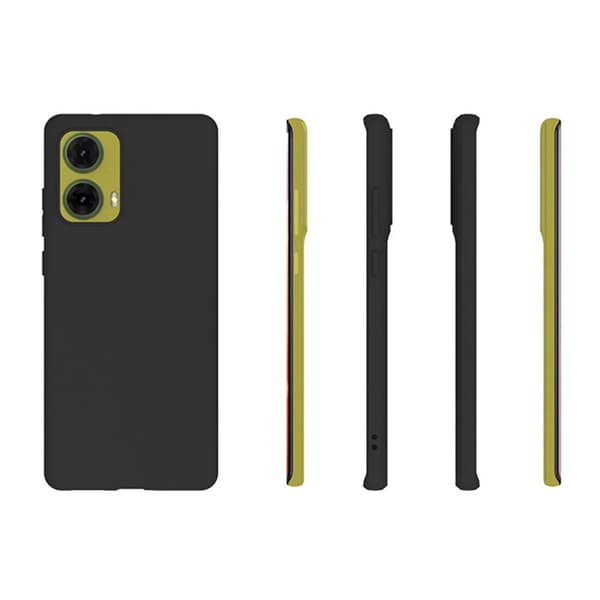 SKALO Motorola Moto G85 5G Matte Black Ultra-tynd TPU Cover