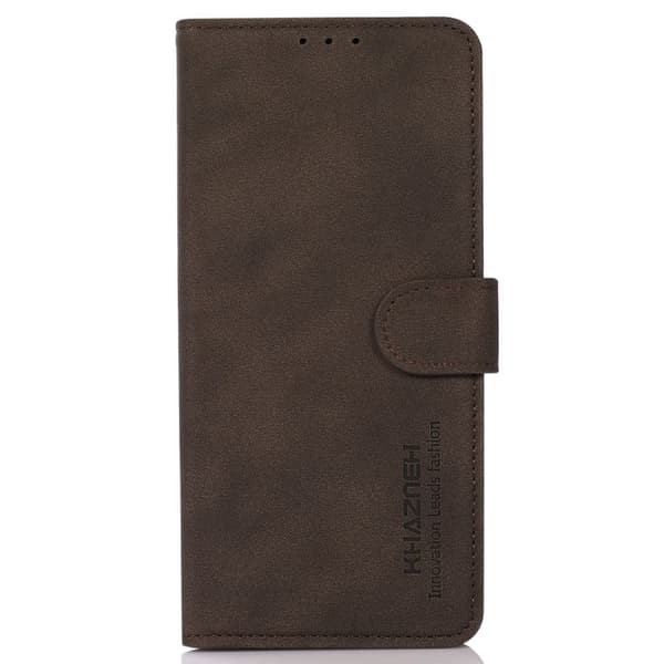 SKALO Motorola Moto G85 5G KHAZNEH Lompakkokotelo PU-nahasta - Ruskea