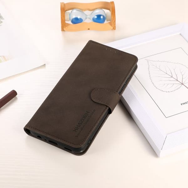 SKALO Motorola Moto G85 5G KHAZNEH Lompakkokotelo PU-nahasta - Ruskea