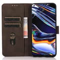 Pikkukuva 2 / 8: SKALO Motorola Moto G85 5G KHAZNEH Lompakkokotelo PU-nahasta - Ruskea