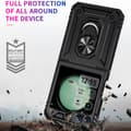 Pikkukuva 5 / 8: SKALO Samsung Z Flip6 Armor Hybridi metallirengas kuori - Musta