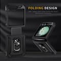 Pikkukuva 7 / 8: SKALO Samsung Z Flip6 Armor Hybridi metallirengas kuori - Musta