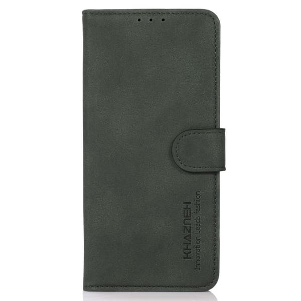 SKALO Motorola Moto G85 5G KHAZNEH Plånboksfodral i PU-Läder - Grön