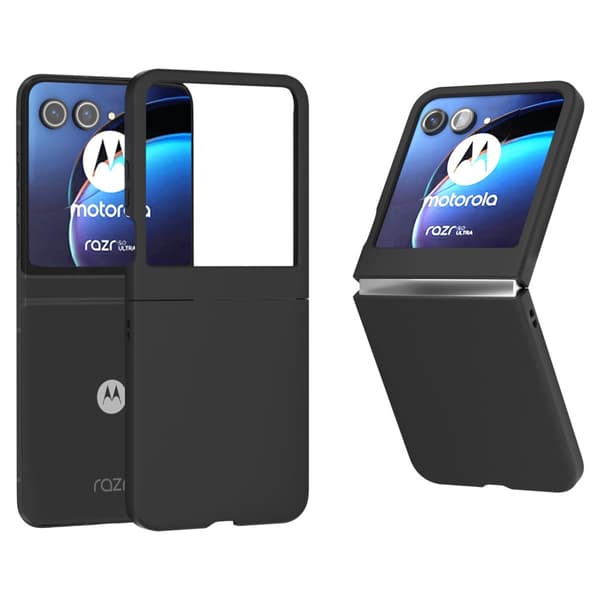 SKALO Motorola Razr 50 5G Skin-touch Fold Suojakuori - Musta