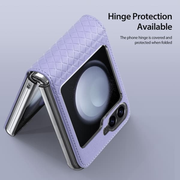 DUX DUCIS Samsung Z Flip6 Bril-Series Fold Suojakuori - Violetti