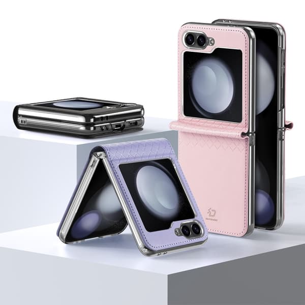 DUX DUCIS Samsung Z Flip6 Bril-Series Fold Suojakuori - Violetti