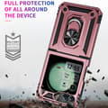 Pikkukuva 5 / 8: SKALO Samsung Z Flip6 Armor Hybridi metallirengas kuori - Ruusukulta