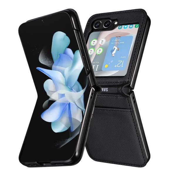SKALO Samsung Z Flip6 Ultratunn Skin-touch Fold Skal - Svart