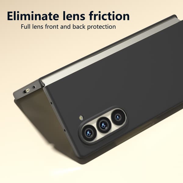 SKALO Samsung Z Fold6 Ultrathin Skin-touch Fold Suojakuori - Musta