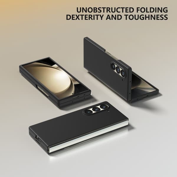 SKALO Samsung Z Fold6 Ultrathin Skin-touch Fold Suojakuori - Musta