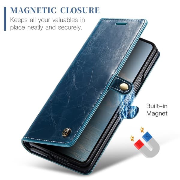CaseMe Samsung Z Fold6 Plånboksfodral - Blå