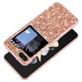 Miniatyrbild 5 av 6: SKALO Samsung Z Flip6 Glitter TPU Skal - Roséguld