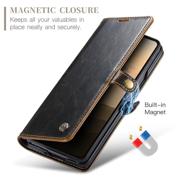 CaseMe Samsung Z Fold6 Lompakkokotelo - Ruskea