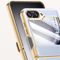 Pikkukuva 6 / 7: Samsung Z Flip6 SKALO Gold Edge Suojakurori - Musta