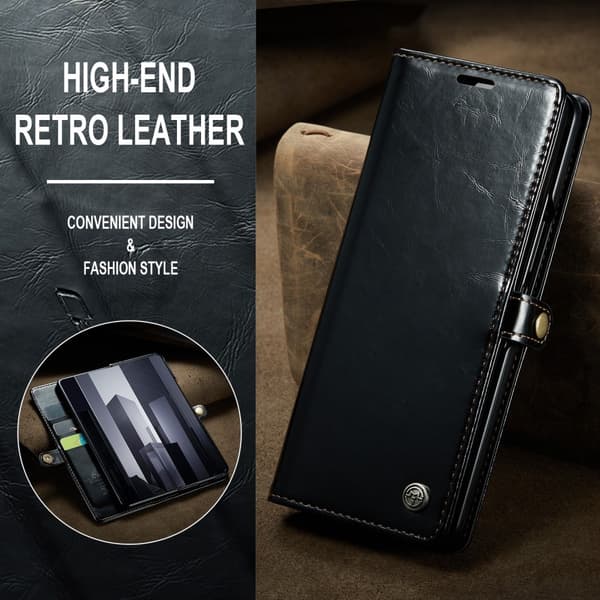 CaseMe Samsung Z Fold6 Pungetui - Sort