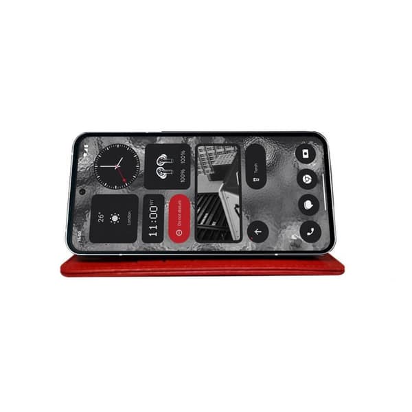 Lommebokdeksel 3-kort Nothing Phone 2a Plus - Rød