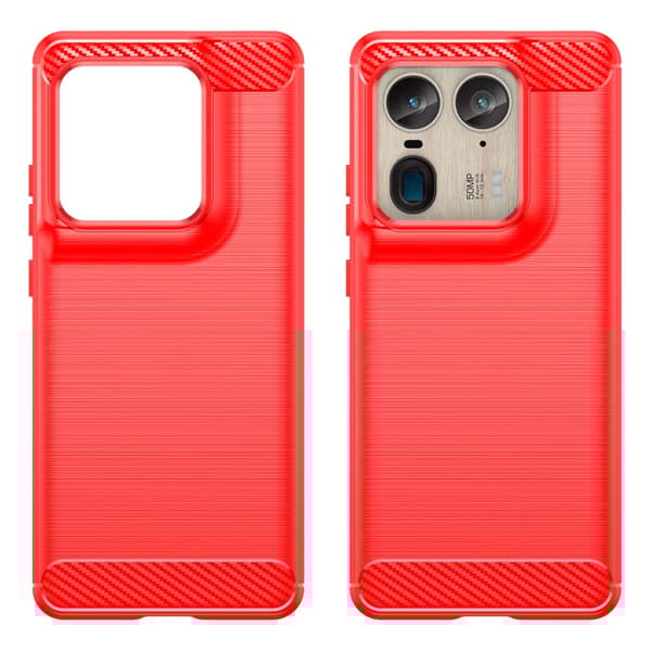 SKALO Motorola Edge 50 Ultra Armor Carbon Stöttåligt TPU-skal