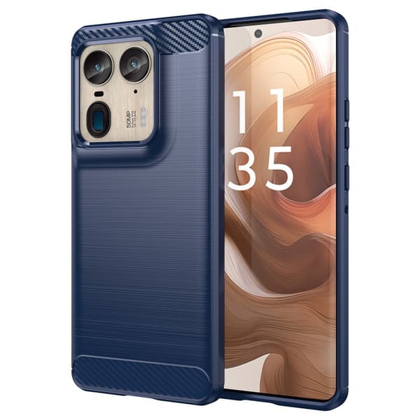 SKALO Motorola Edge 50 Ultra Armor Carbon Stöttåligt TPU-skal
