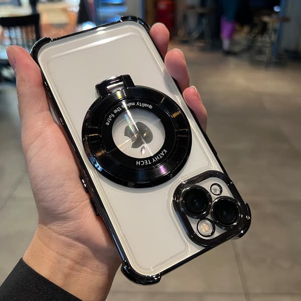 INF Beskyttende deksel med magnetisk stativ for iPhone 15-serien iPhone 15 Plus
