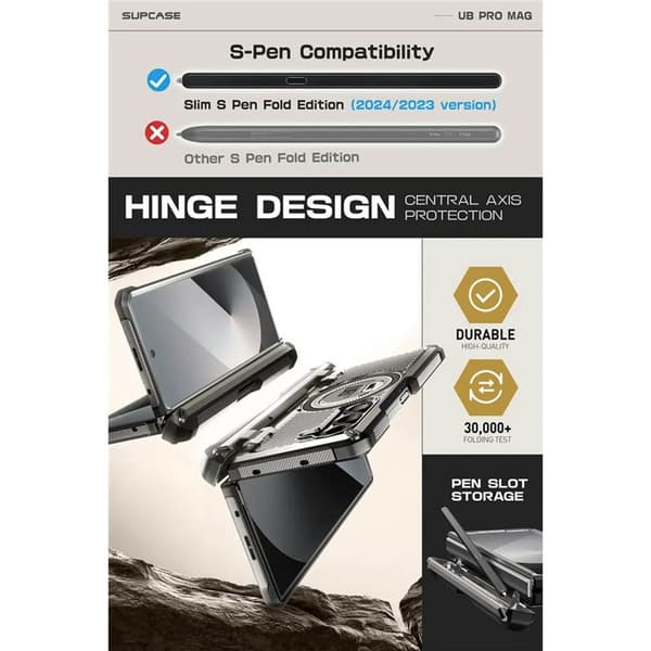 SUPCASE UB Pro Mag deksel Samsung Galaxy Z Fold 6 - TiGray