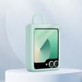 Miniatyrbild 4 av 4: Originalfodral till Samsung Galaxy Z Flip 6 med smal silikonring Samsung blekgrön