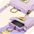 Miniatyrbild 3 av 4: Axelrem för alla Smartphone Flip Elegant Design Purple