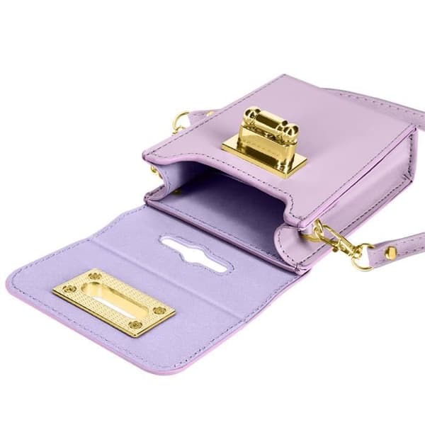 Axelrem för alla Smartphone Flip Elegant Design Purple