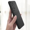 Miniatyrbild 3 av 4: Fodral till Honor 200 Pro Silikon Matt Finish Soft Touch Black