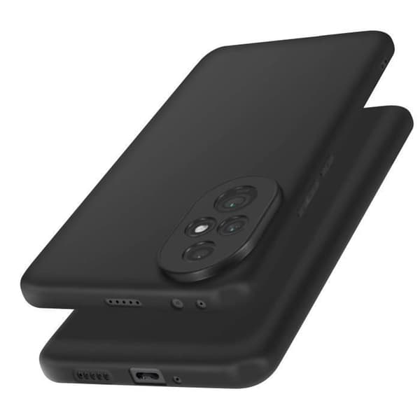 Fodral till Honor 200 Pro Silikon Matt Finish Soft Touch Black