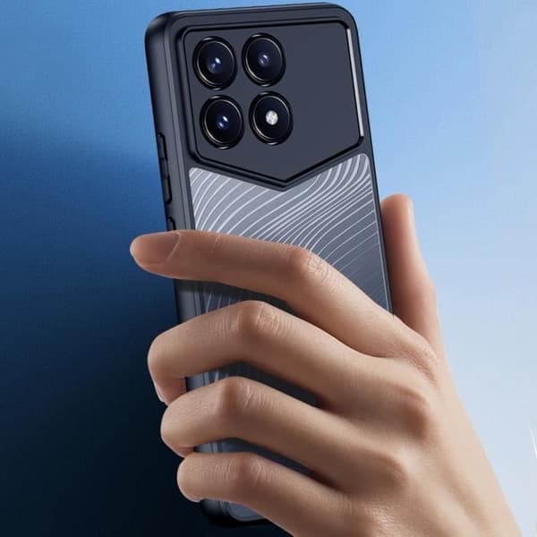 Fodral till Xiaomi Poco F6 Pro Stötsäkert Boreal Mönster Dux Ducis Svart