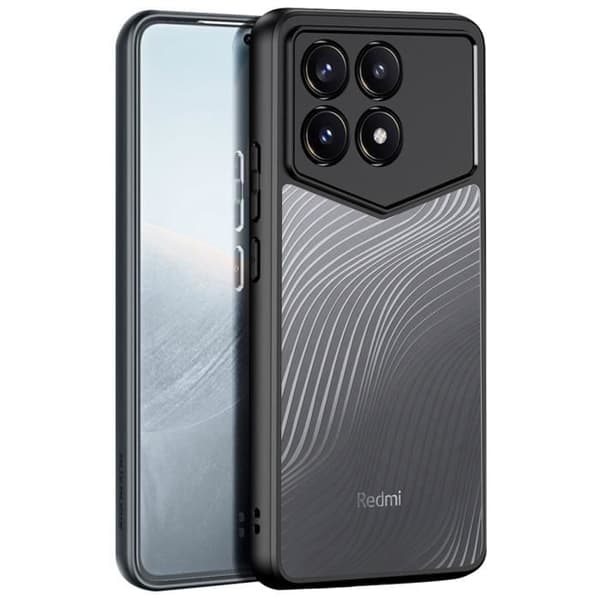 Fodral till Xiaomi Poco F6 Pro Stötsäkert Boreal Mönster Dux Ducis Svart