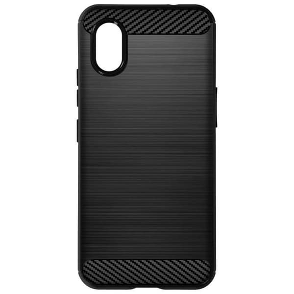 Fodral till Samsung Galaxy Xcover 7 - AVIZAR - Carbon and Brushed Black Effect - Halvstyvt fodral