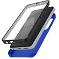 Miniatyrbild 3 av 4: Helt fodral till Samsung A05S - AVIZAR - Hard and Soft Touch Front Blå