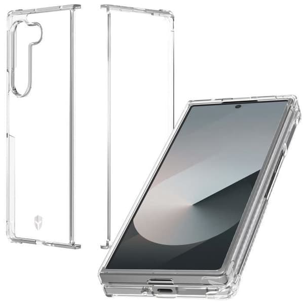 360° hårt fodral till Samsung Galaxy Z Fold 6 - FORCE CASE - Tunt ljus - Genomskinlig