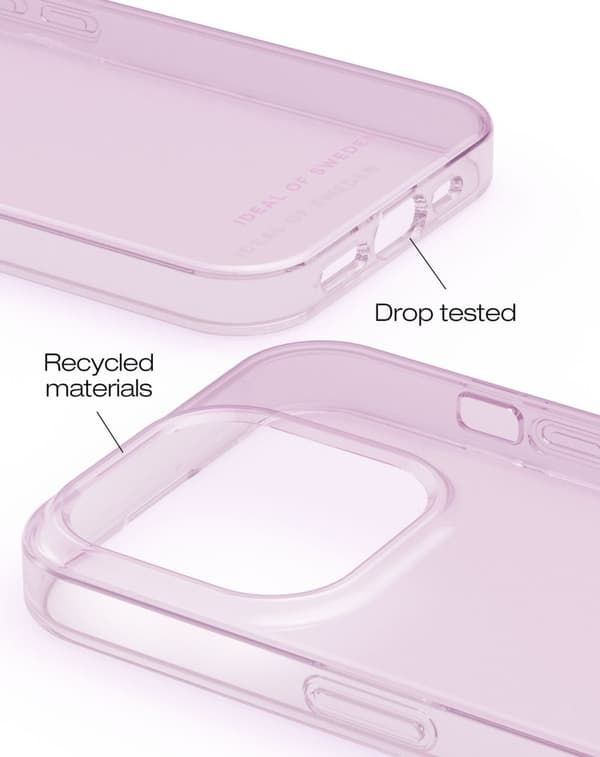 Clear Case iPhone 15 Pro Max Light Pink