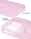 Pikkukuva 7 / 10: Clear Case MagSafe iPhone 15 Pro Max Light Pink