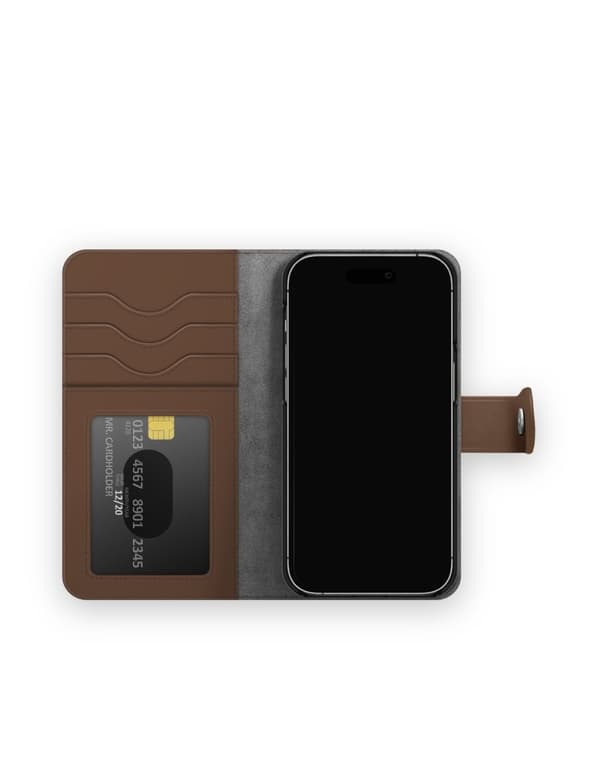 Magnet Wallet+ iPhone 15 Pro Max Dark Brown