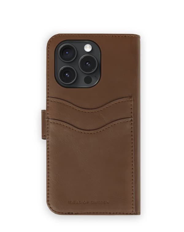 Magnet Wallet+ iPhone 15 Pro Max Dark Brown