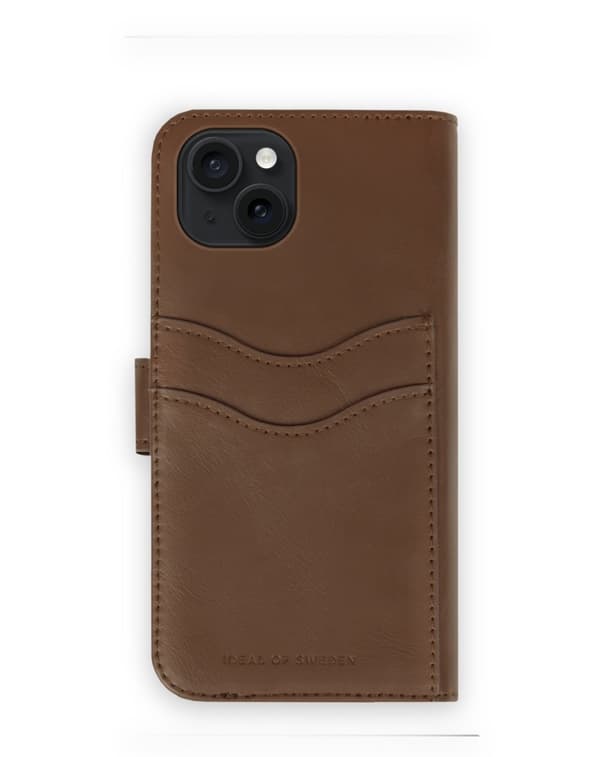 Magnet Wallet+ iPhone 15 Plus Dark Brown