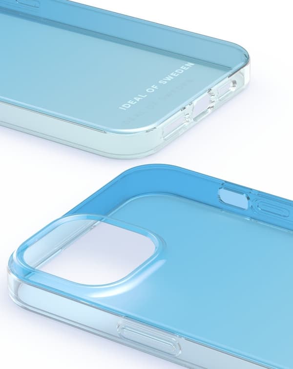 Clear Case iPhone 13 / 14 / 15 / 16e Light Blue