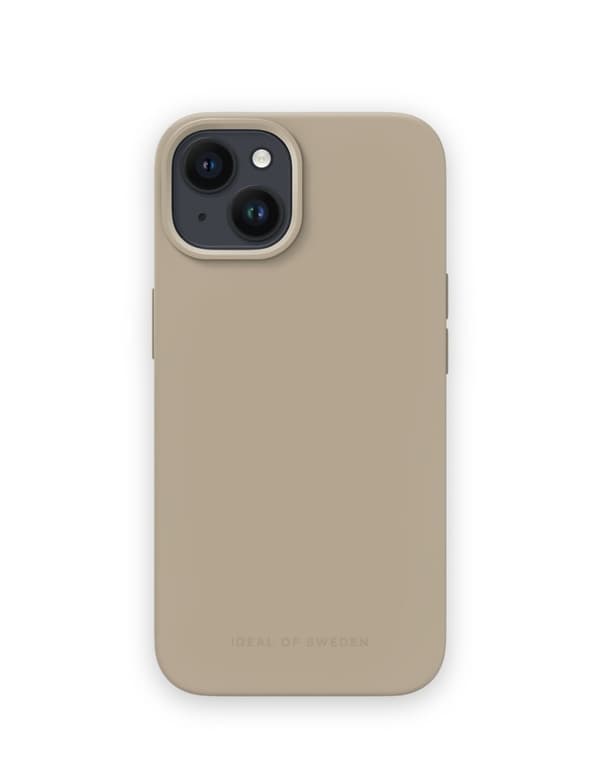 Silicone Case MagSafe iPhone 13 / 14 Beige