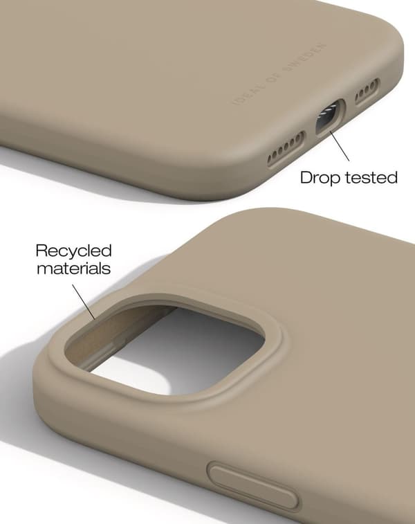 Silicone Case iPhone 15 Plus Beige
