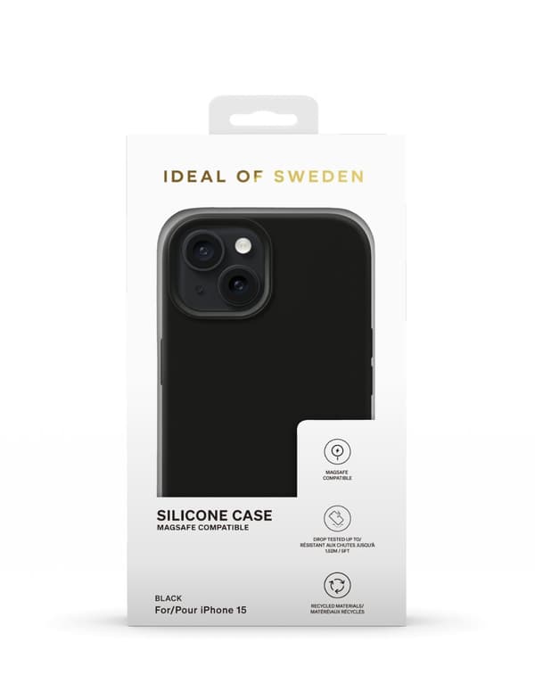 Silicone Case MagSafe iPhone 13 / 14 / 15 / 16e Black