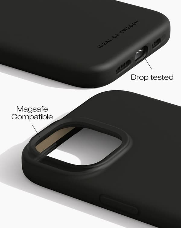 Silicone Case MagSafe iPhone 13 / 14 / 15 / 16e Black