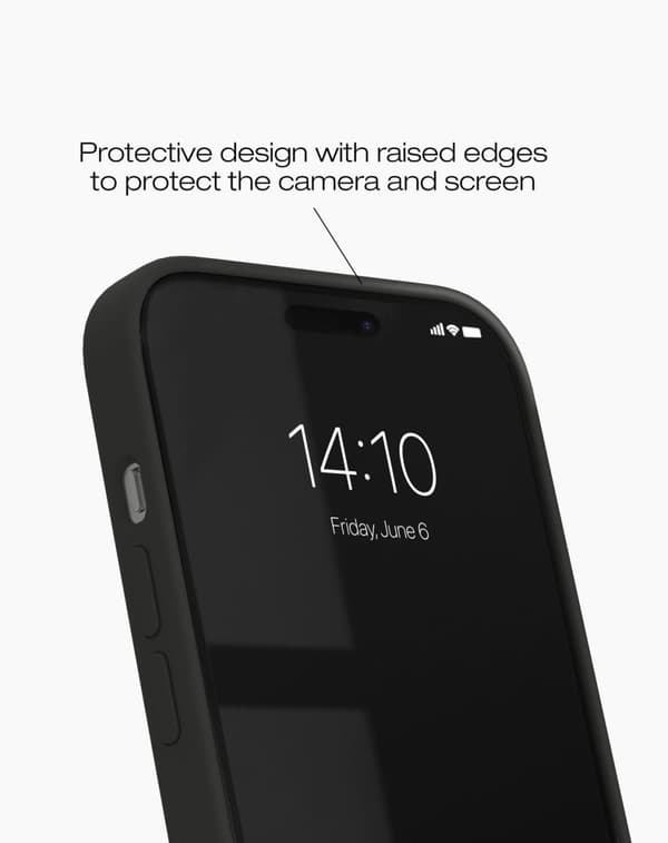 Silicone Case iPhone 15 Plus Black