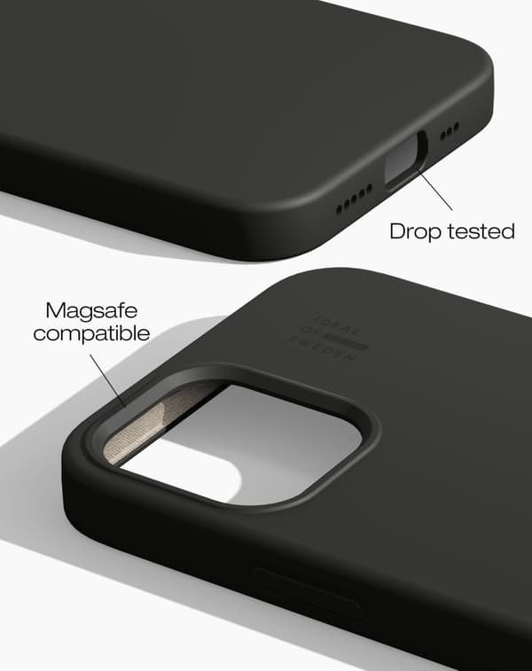 Silicone Case MagSafe iPhone 12 / 12 Pro Black
