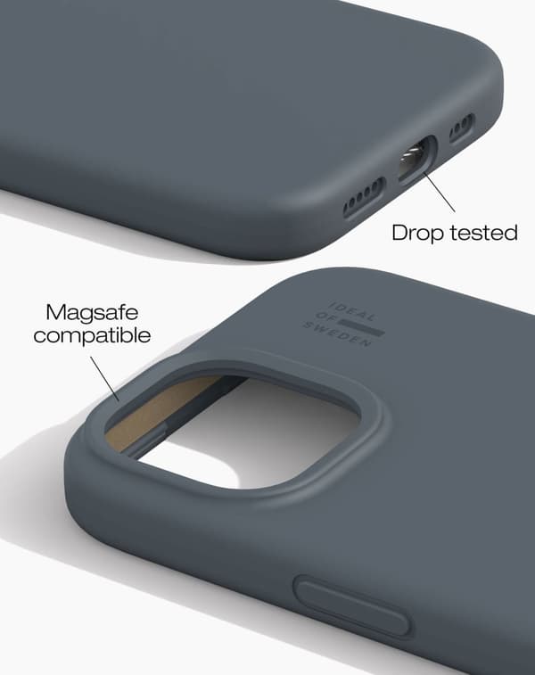 Silicone Case MagSafe iPhone 13 / 14 / 15 / 16e Midnight Blue